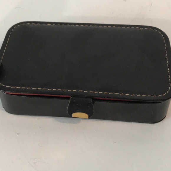 Hickok Black Leather Dresser Valet  Original -Mad Men Alert Hickok Vintage - Picture 7 of 15